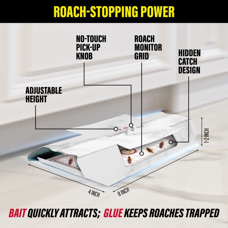 Catchmaster Cockroach Trap with Powerful Food-Based Bait – Glue Traps (10-Pk) Catchmaster Cockroach Trap with Powerful Food-Based Bait – Glue Traps (10-Pk)