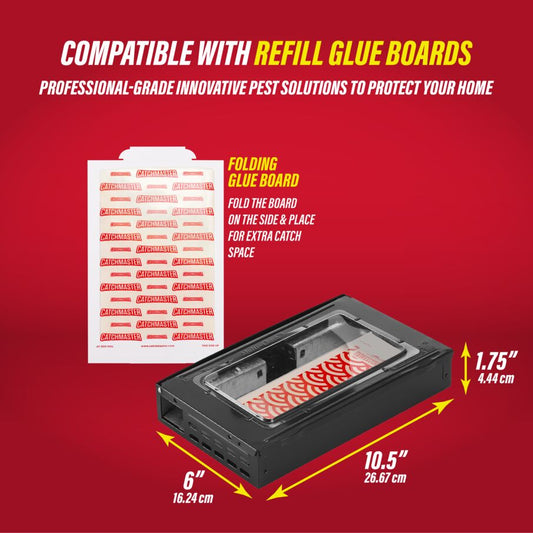 Pro Series Multi-Catch Mouse Trap Includes Replaceable Glue Board (Black) Pro Series Multi-Catch Mouse Trap Includes Replaceable Glue Board (Black)