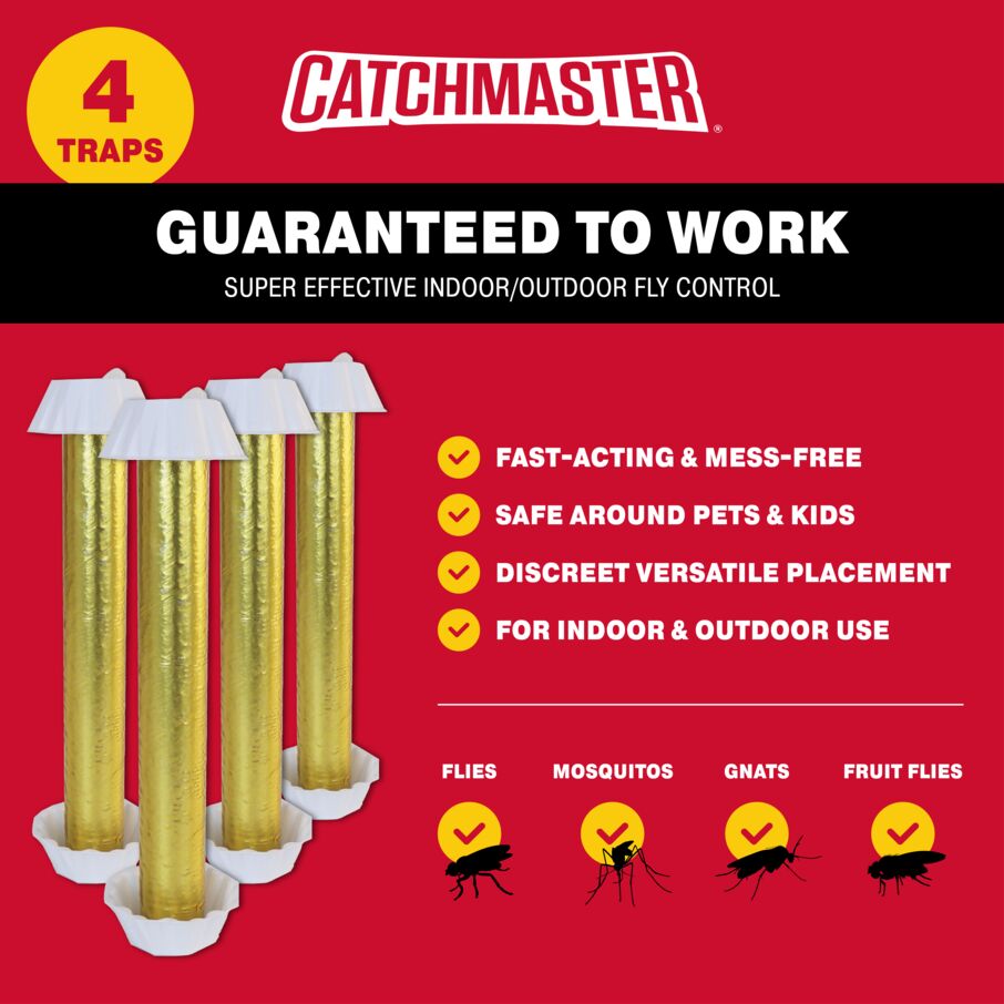 Gold Stick Fly Sticky Traps with Attractant Gold Stick Fly Sticky Traps with Attractant
