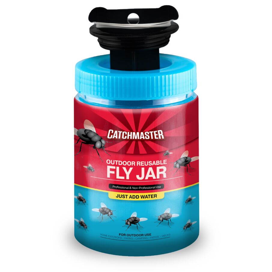 Reusable Fly Trap Jar With Food-Based Lure Reusable Fly Trap Jar With Food-Based Lure
