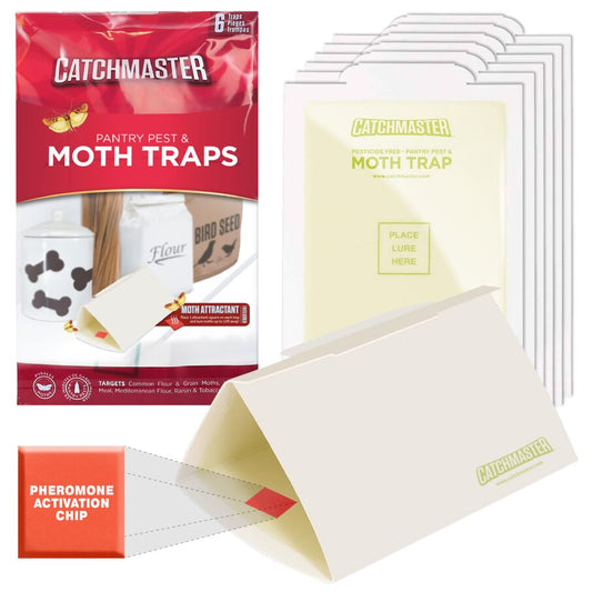 Pantry Pest & Moth Pheromone Infused Glue Board Traps Pantry Pest & Moth Pheromone Infused Glue Board Traps