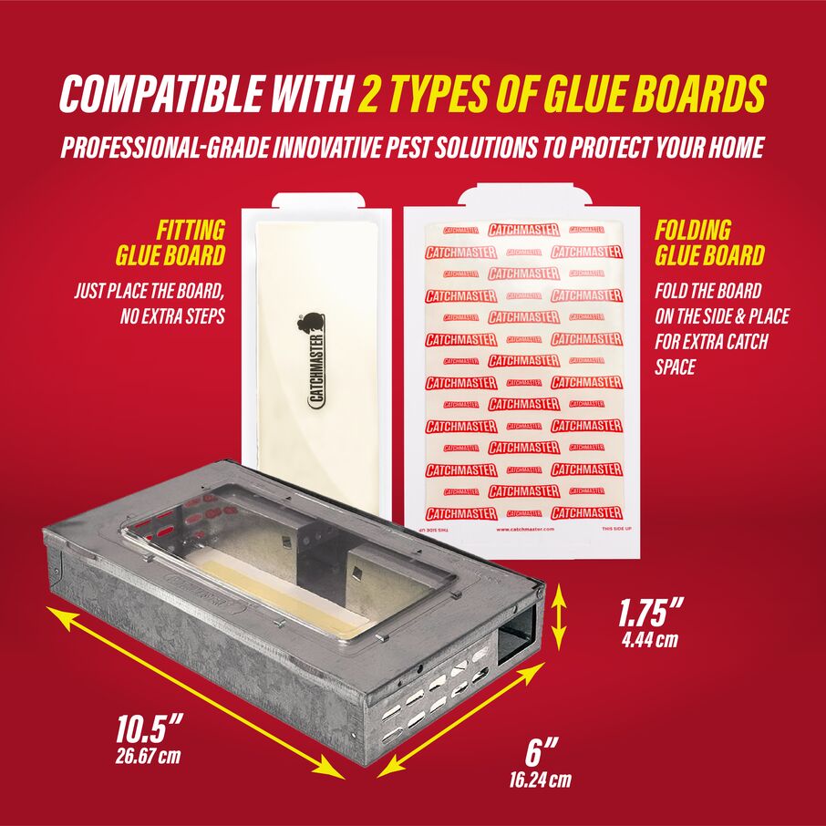 Pro Series Multi-Catch Mouse Trap & Glue Board Traps Pro Series Multi-Catch Mouse Trap & Glue Board Traps