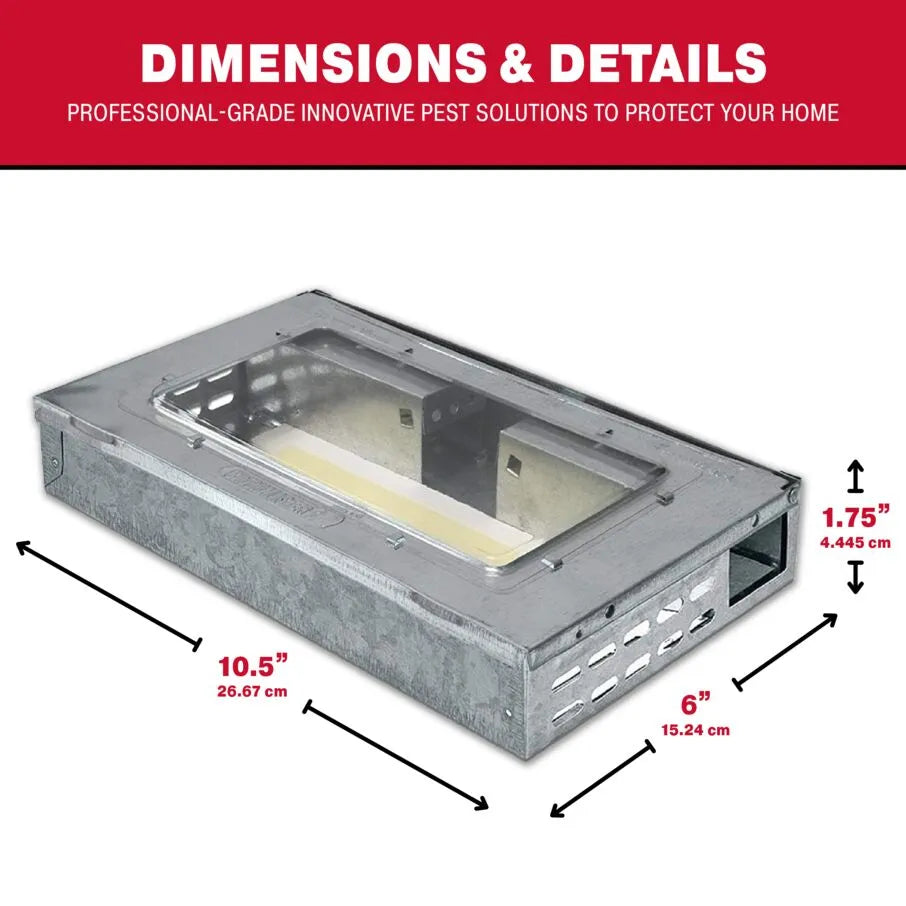 Pro Series Multicatch Metal Case and Glue Boards Size Chart