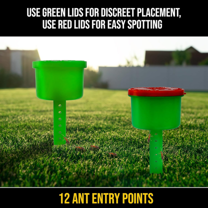 DEFIANT™ Extra Large Reusable Outdoor Ant Traps for Yard – 2 Pack