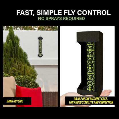 Fly Stick Hanging Fly Traps, Indoor and Outdoor, 4-Pack