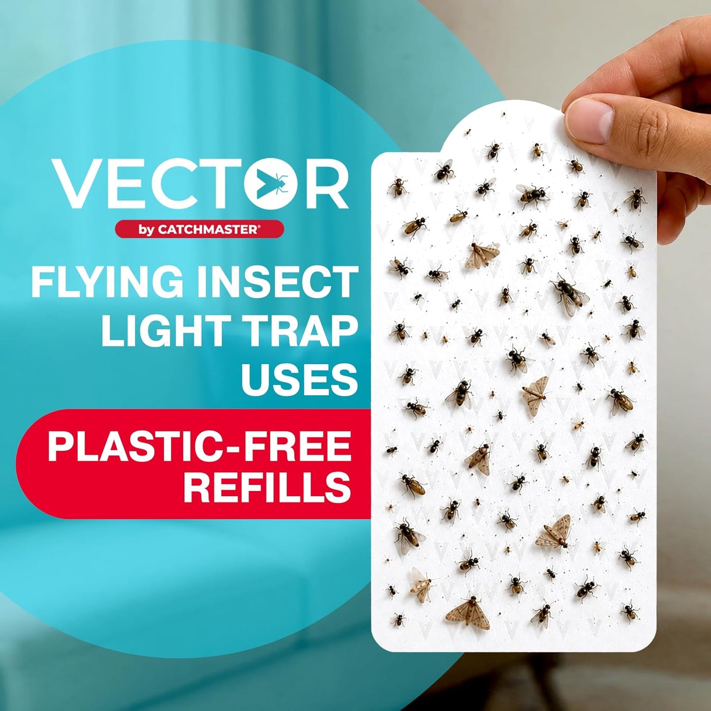 Vector 9 Fly Trap Refill Glue Boards, 12-Pack