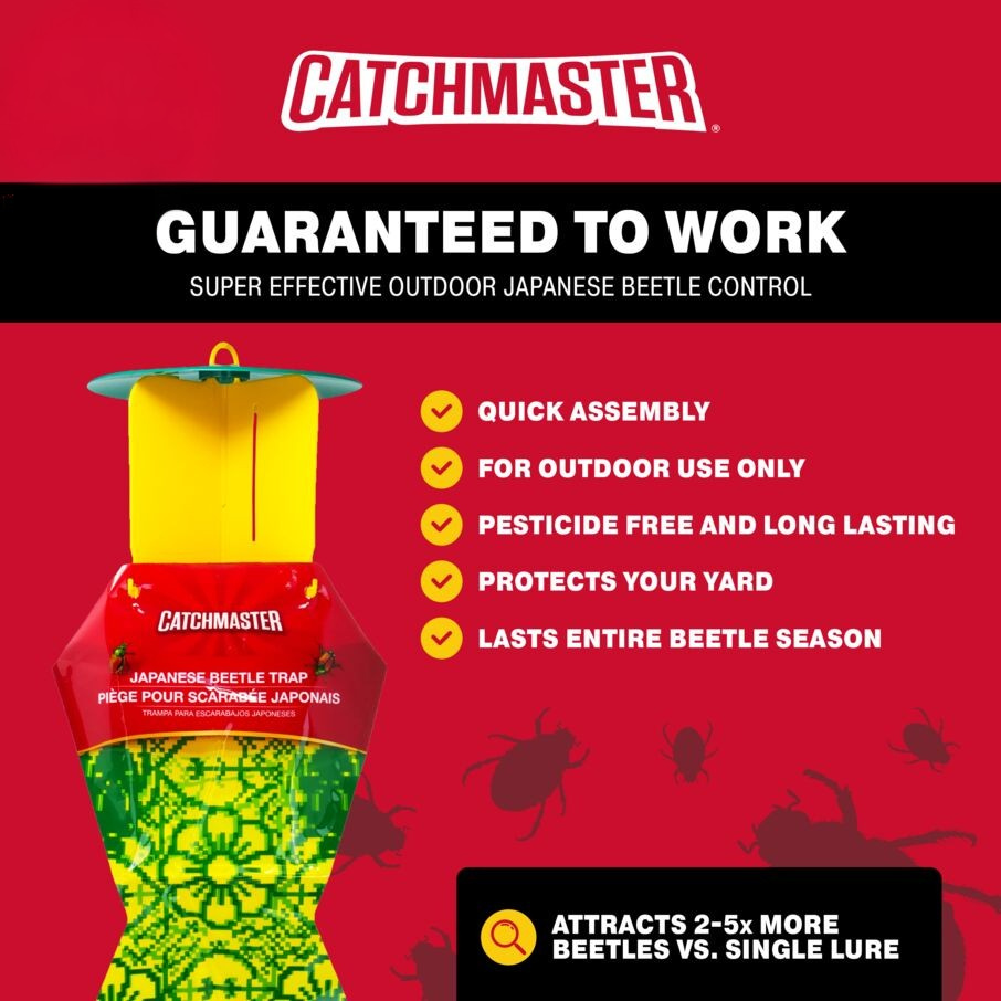 Japanese Beetle Trap Bags with Dual Lure – Hanging Bug Catcher