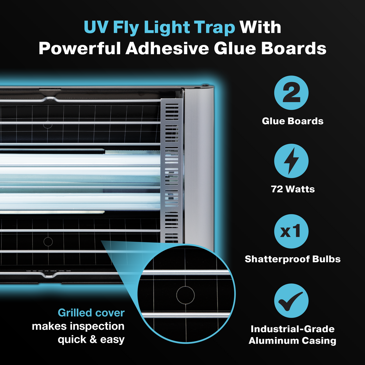 Vector Plasma Grilled UV Light Fly Trap