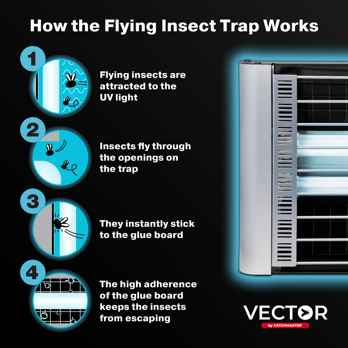 Vector Plasma Grilled UV Light Fly Trap
