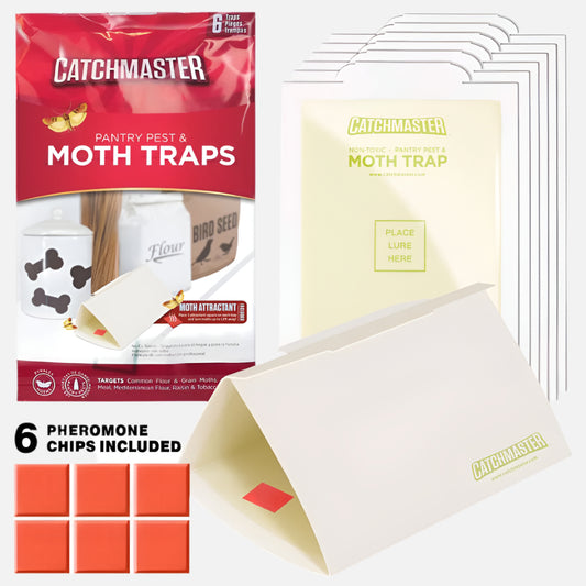 Pantry Pest & Moth Pheromone Infused Glue Board Traps