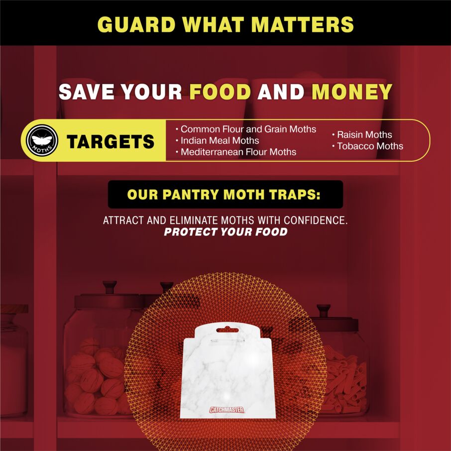 Premium Pantry Moth Traps with Patented XL - Marble