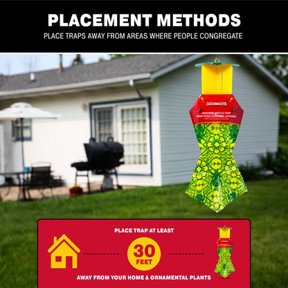 Japanese Beetle Trap Bags with Dual Lure – Hanging Bug Catcher