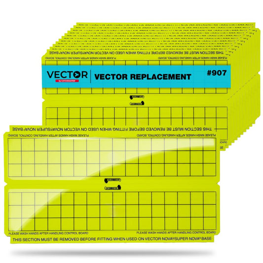 Catchmaster Vector Trap Replacement, UV Light Fly Traps for Home, Unscented Sticky Glue Boards, 12-Pack Yellow