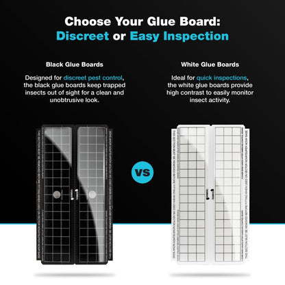Vector UV Fly Light Trap Replacement Glue Boards - White
