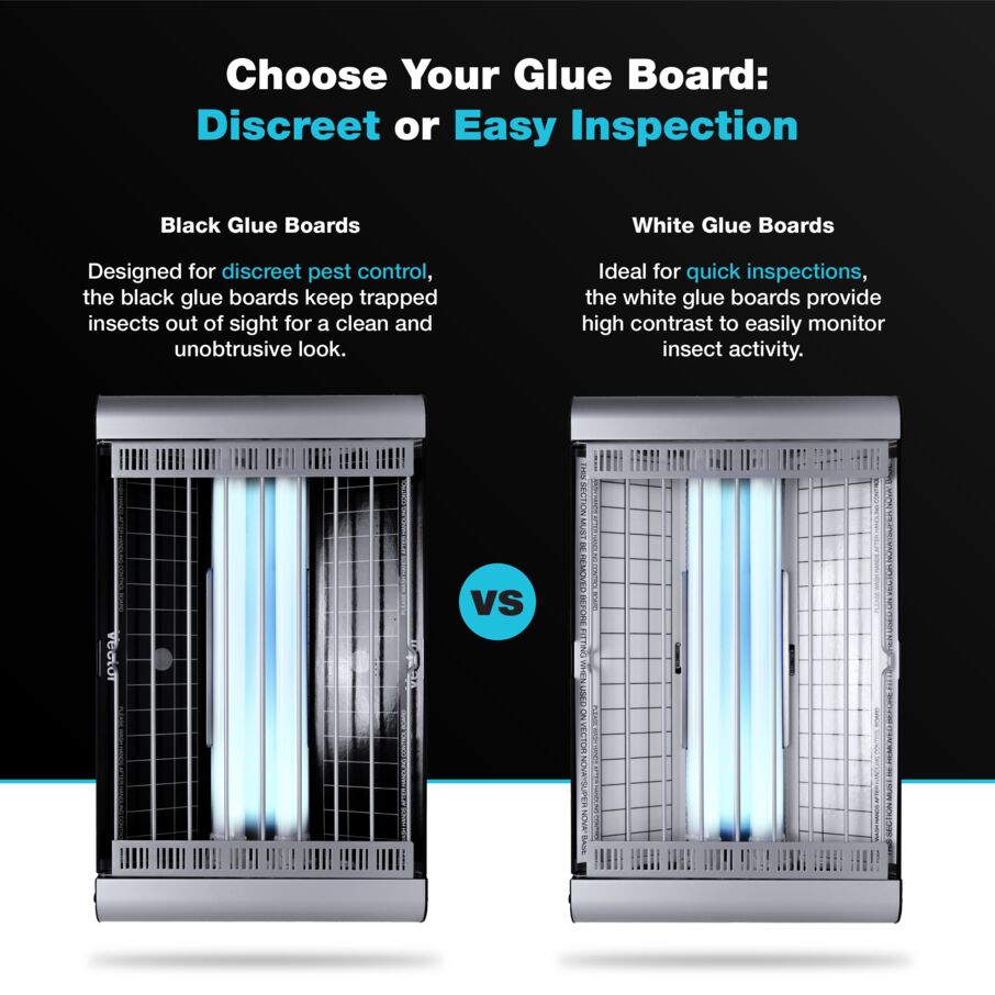 Vector UV Fly Light Trap Replacement Glue Boards - White