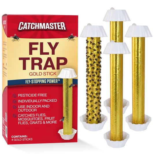 Gold Stick Fly Sticky Traps with Attractant