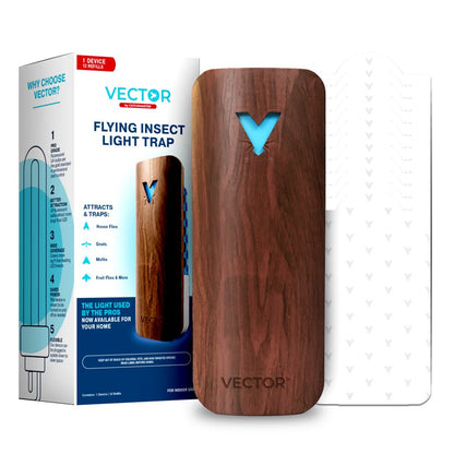 Vector Plug In Fly Trap for Fruit Flies & Gnats – Wood Grain
