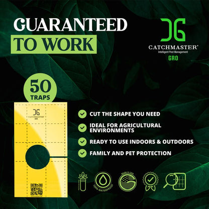 Pre-Cut Ready to Use Sticky Traps with Center Hole