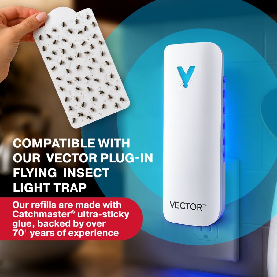 Vector 9 Fly Trap Refill Glue Boards, 12-Pack