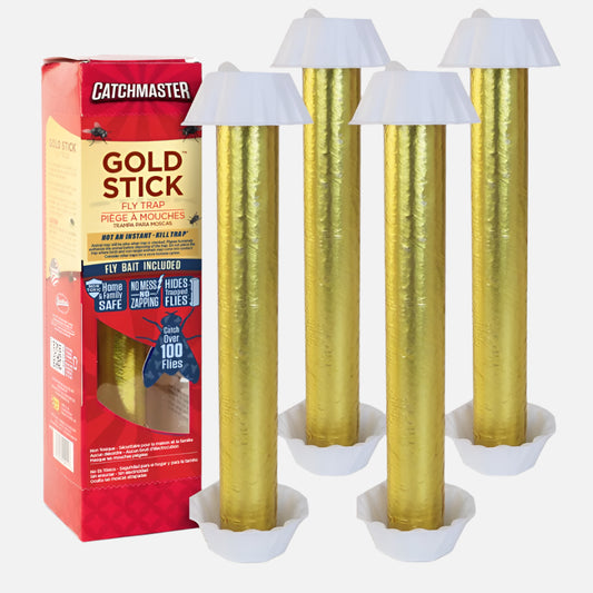 Gold Stick Fly Sticky Traps with Attractant