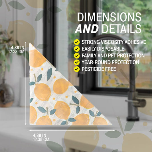 Fly Traps for Window Corners, Decorative 12-Pack