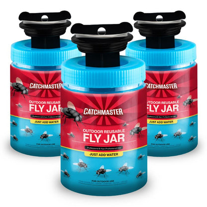 Reusable Fly Jar – Fly Trap with Food-Based Lure