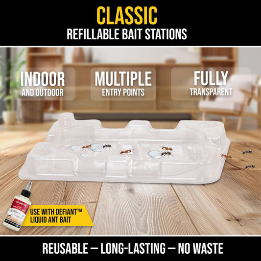 DEFIANT™ Classic Liquid Ant Bait Station Refills - 20 Pack