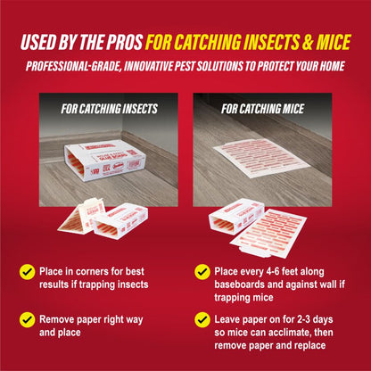 Pro Strength Mouse & Insect Glue Boards