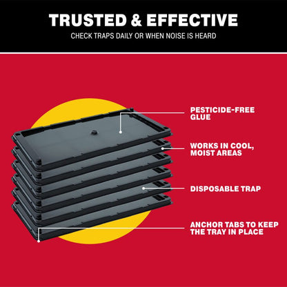 Heavy-Duty Rat, Mouse & Insect Glue Traps