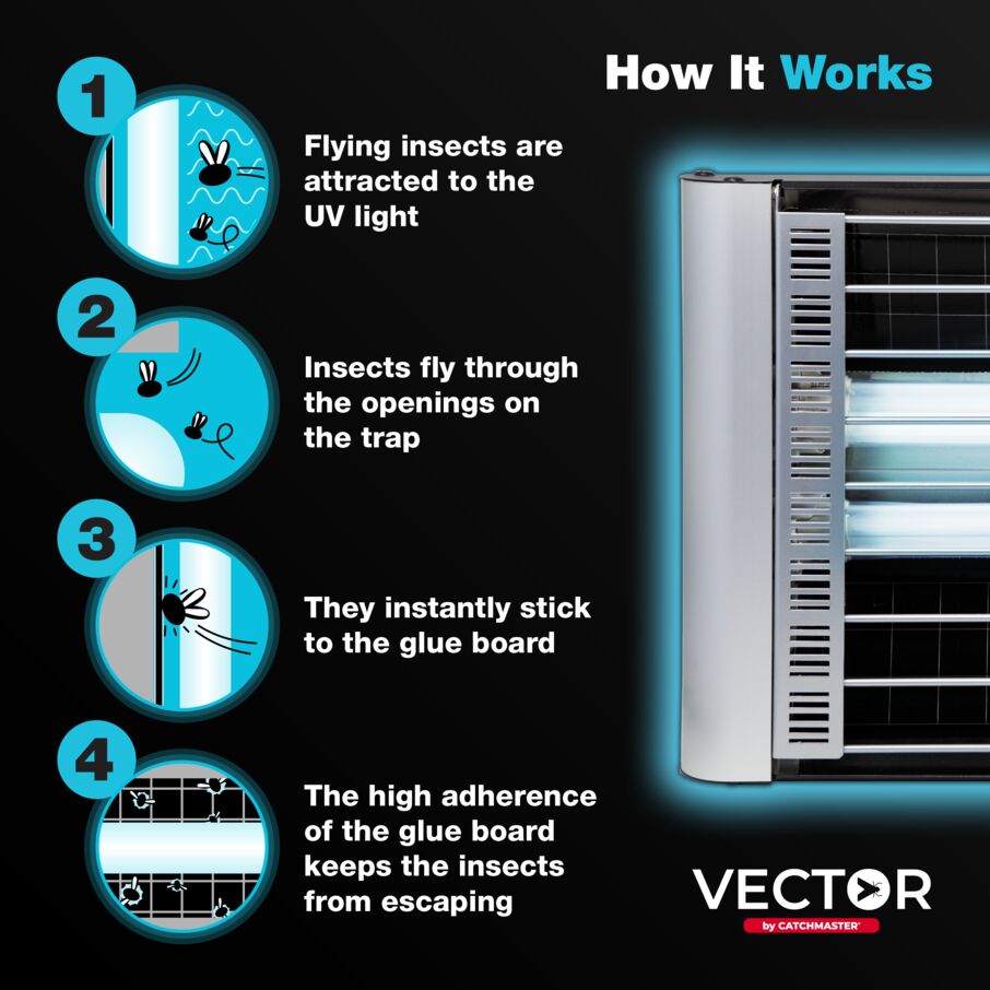 Vector Plasma Grilled UV Light Fly Trap