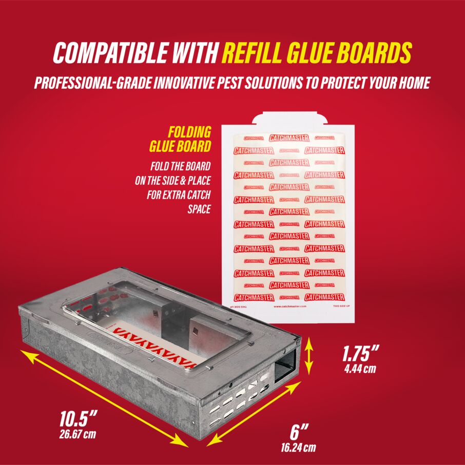 Pro Series Multi-Catch Mouse Trap Includes Replaceable Glue Board