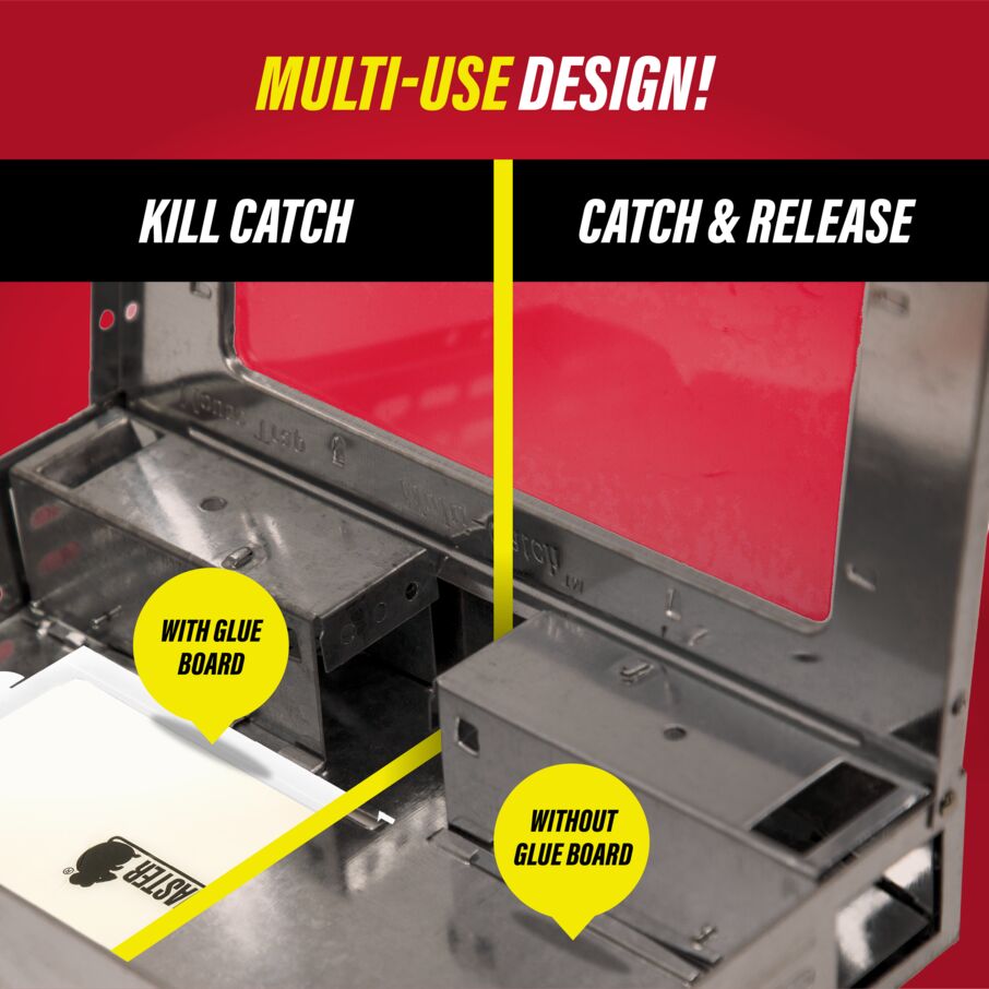 Pro Series Multi-Catch Mouse Trap Includes Replaceable Glue Board