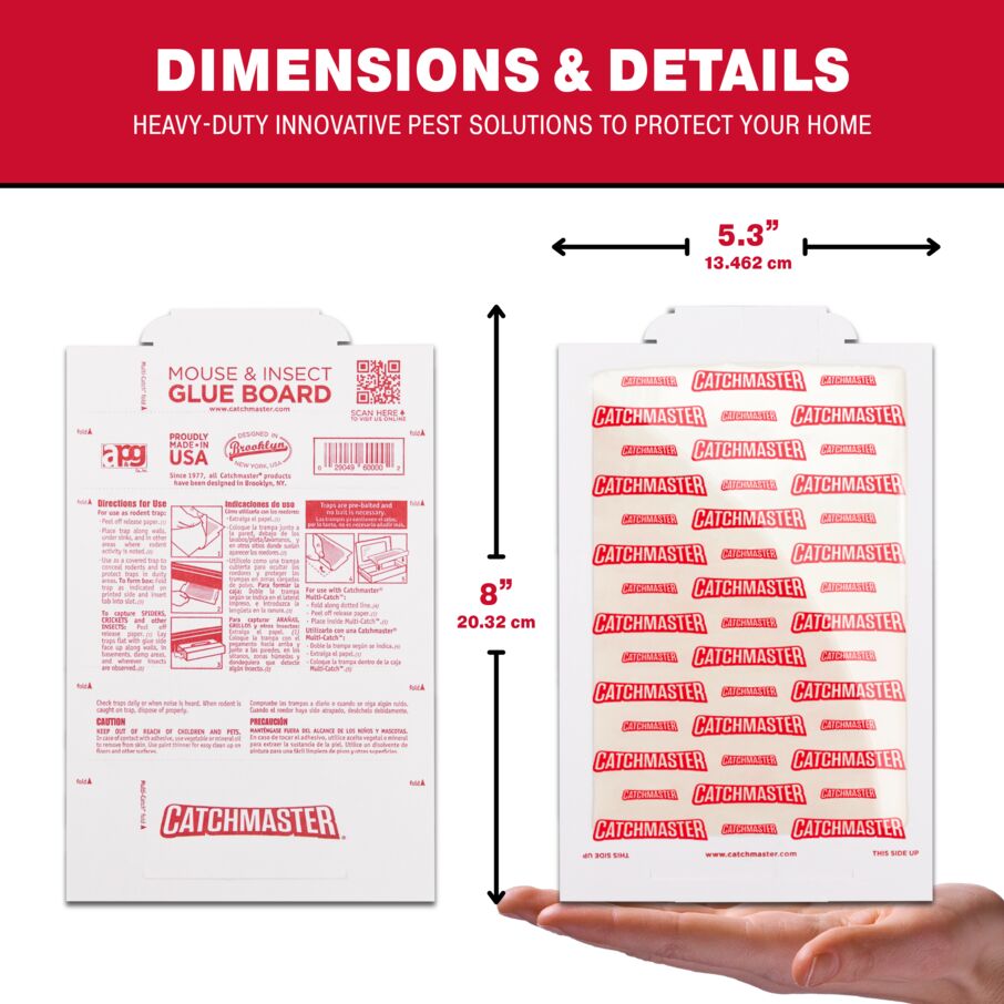 Pro Strength Mouse & Insect Glue Boards