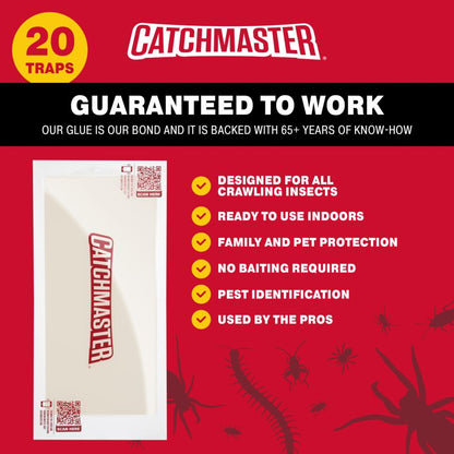 Giant XL Glue Traps for Crawling Insects
