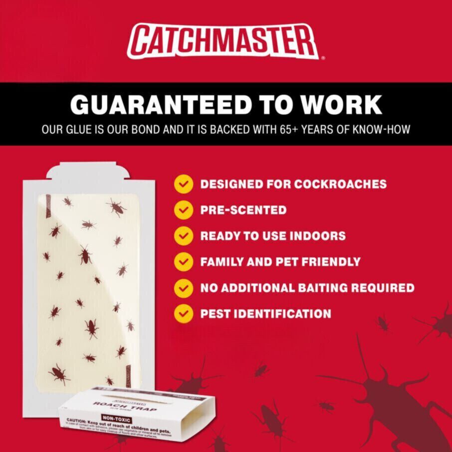 Cockroach Patterned Glue Board Traps – Catchmaster