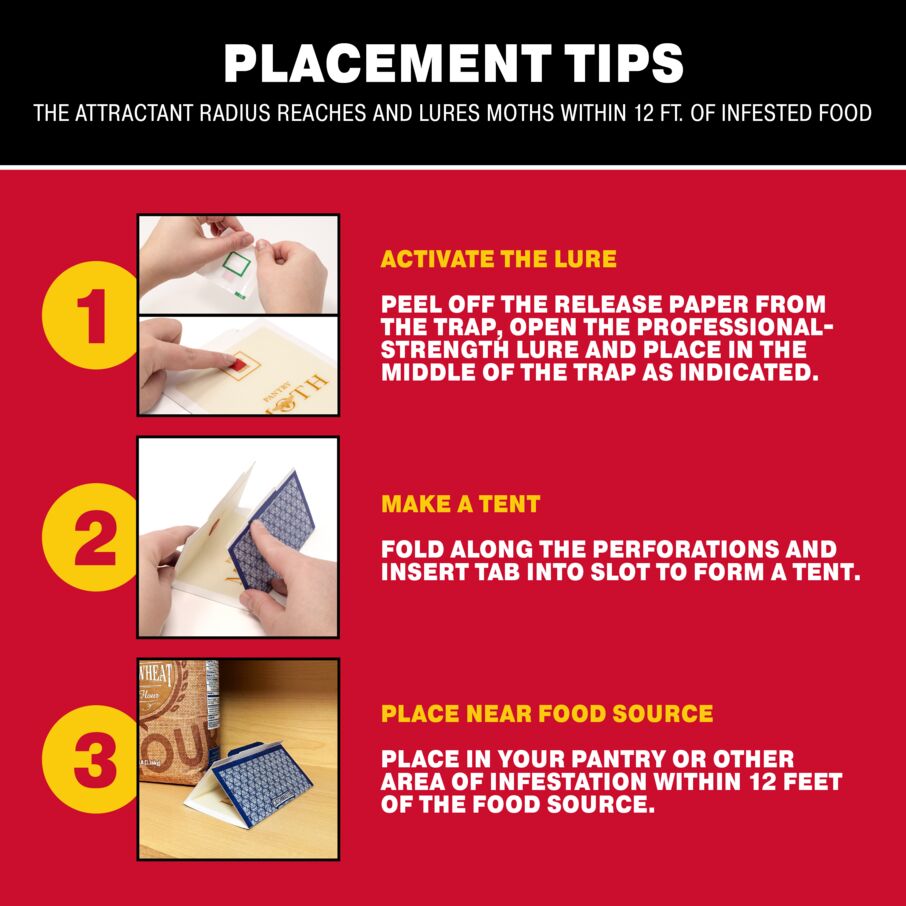 Decorative Pantry Pest & Moth Glue Board Traps