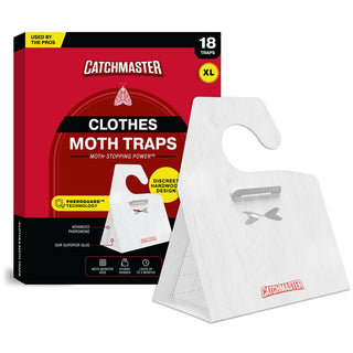 Premium Clothes Moth Traps with Patented Pheromones XL – Hardwood