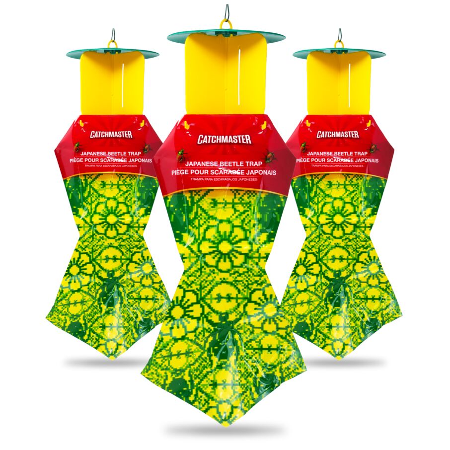 Japanese Beetle Trap Bags with Dual Lure – Hanging Bug Catcher