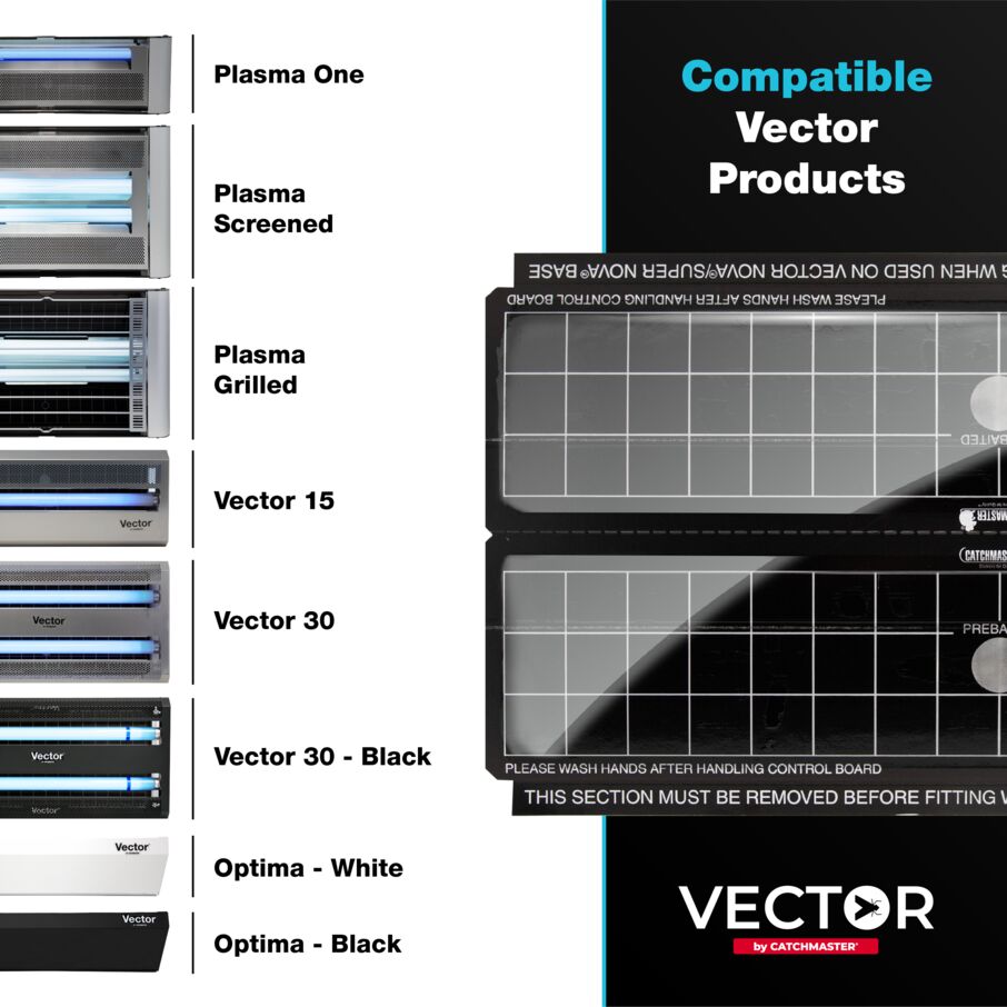 Vector UV Fly Light Trap Replacement Glue Boards