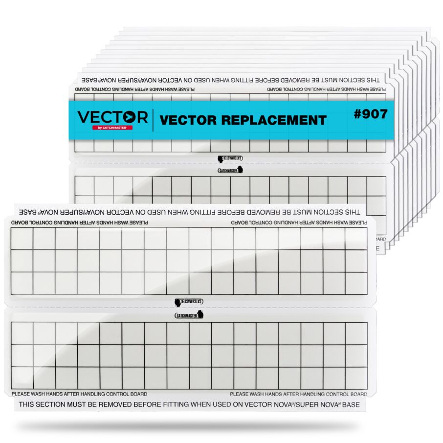 Vector UV Fly Light Trap Replacement Glue Boards - White