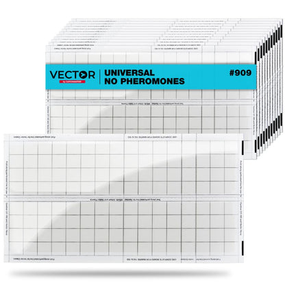 Vector UV Fly Light Universal Replacement Glue Boards Without Pheromones - White