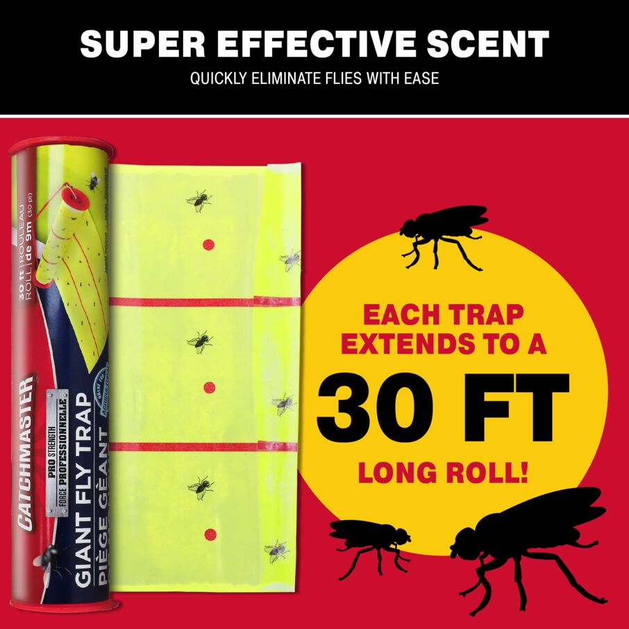 Giant Fly Roll Glue Trap