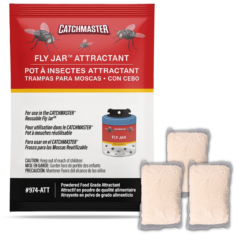 Reusable  Fly Jar Refill 3-Pack – Food-Based Lure