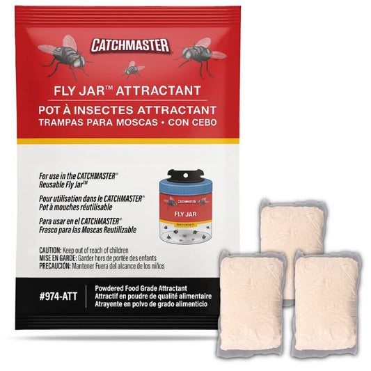 Reusable  Fly Jar Refill 3-Pack – Food-Based Lure