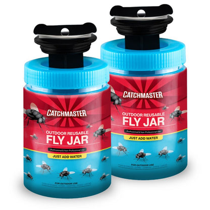 Reusable Fly Jar – Fly Trap with Food-Based Lure