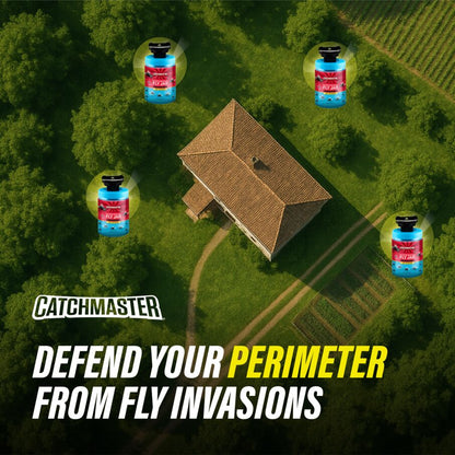 Reusable Fly Jar – Fly Trap with Food-Based Lure