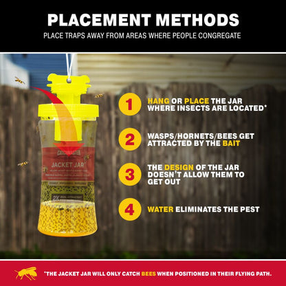 Yellow Jacket, Hornet Bee & Wasp Trap