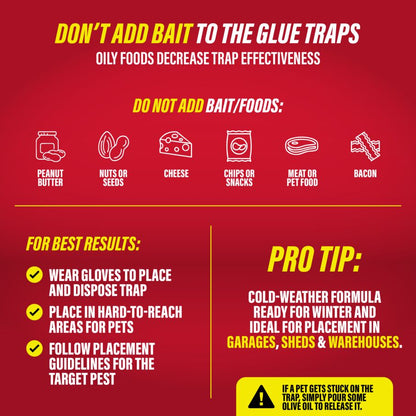 Rodent & Insect Glue Trays for Cold Weather