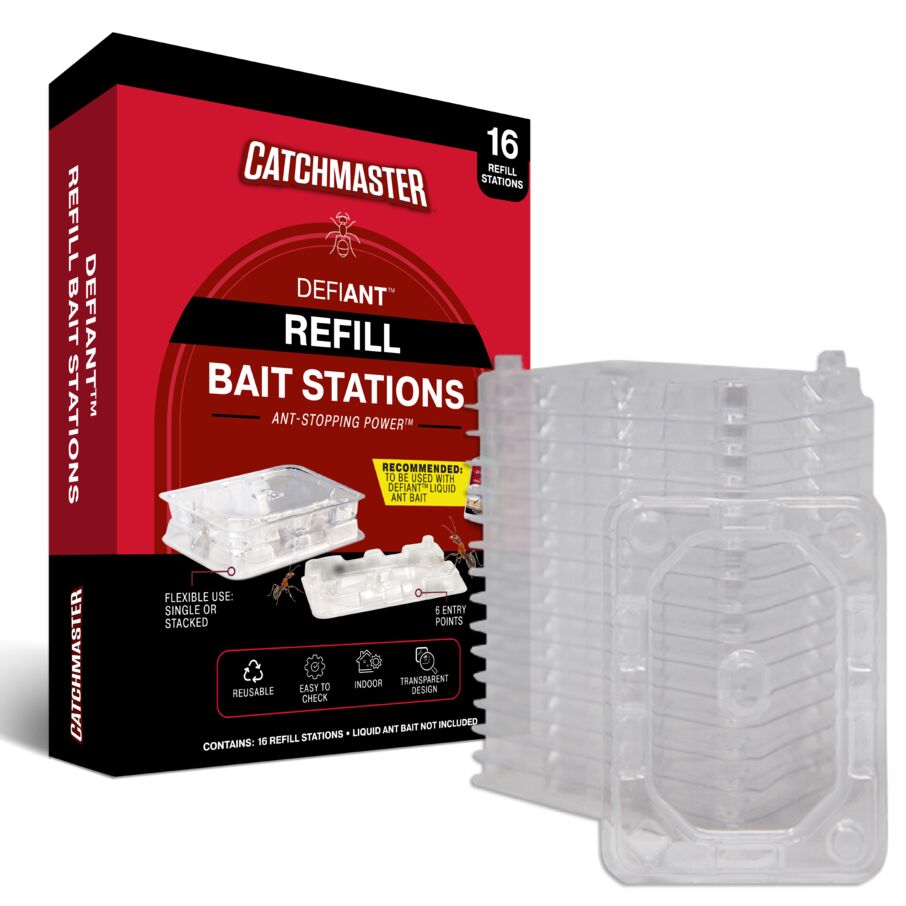 DEFIANT™ Reusable Ant Trap Refills - Station Refills - 16 Pack