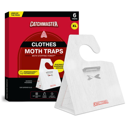 Premium Clothes Moth Traps with Patented Pheromones XL – Hardwood